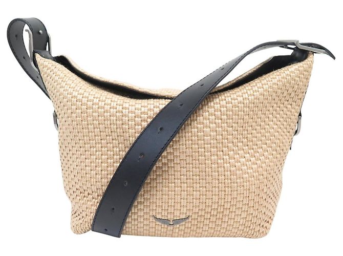 NOVA BOLSA ZADIG & VOLTAIRE JANE PANIER LWBA04013011 DE ALÇA Bege