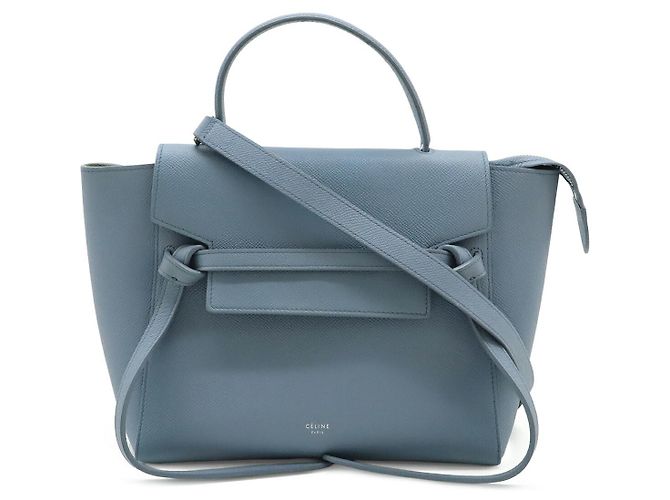 Céline Borsa a 2 modi Micro Belt Bag in pelle Celine Blu