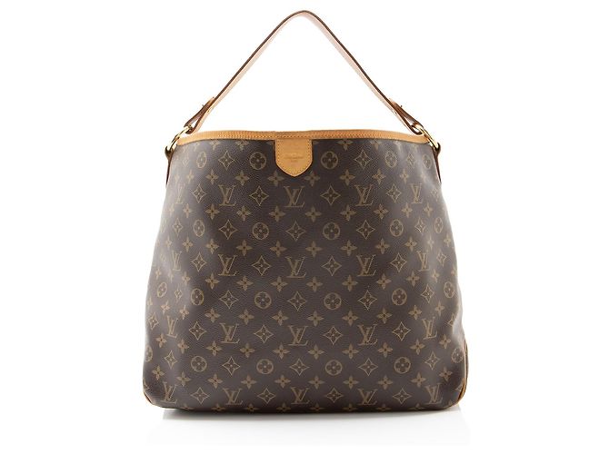 Louis Vuitton Monogram Canvas Delightful MM Shoulder Bag Brown