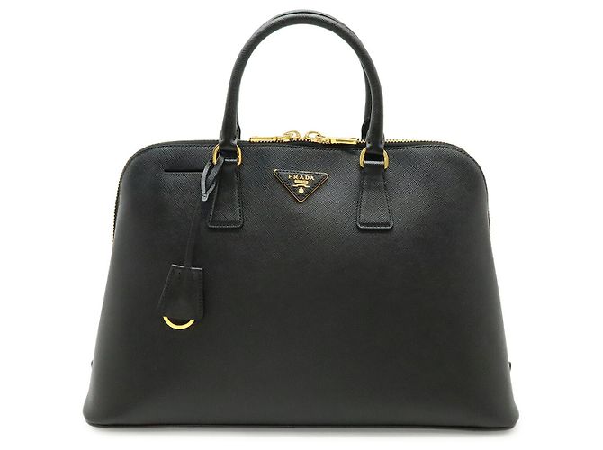 Sac cabas en cuir Saffiano Prada Noir