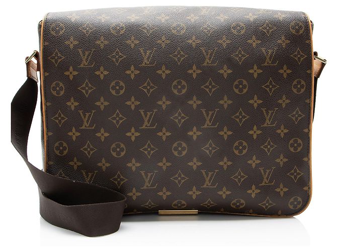 Louis Vuitton Vintage Monogram Canvas Abbesses Messenger Marron