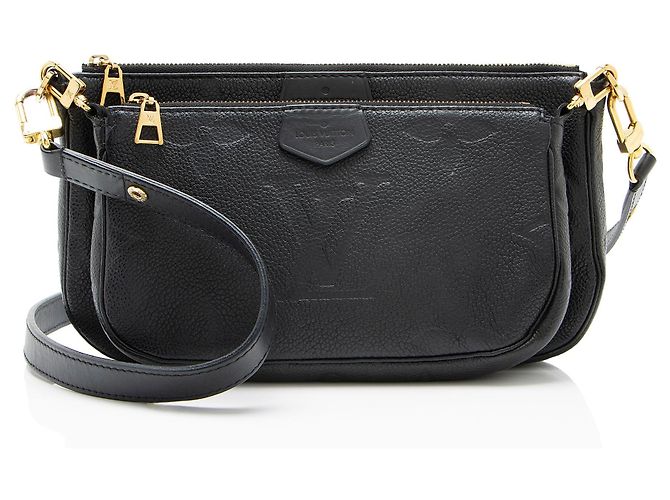 Louis Vuitton Giant Monogram Empreinte Multi-Pochette Accessoires Noir