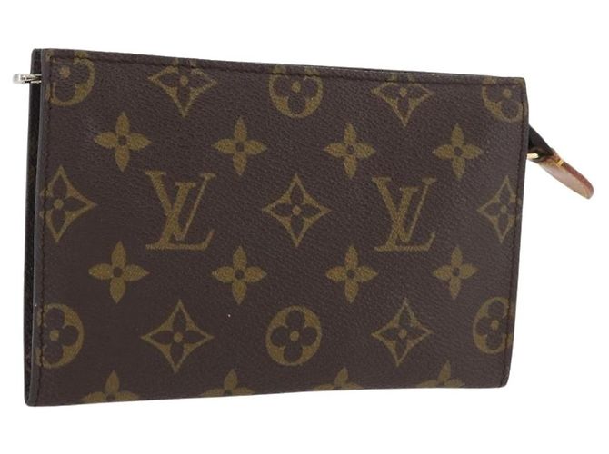 Louis Vuitton Vintage Bucket Zip Monogram Canvas PM Marrom