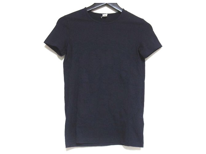 Hermès Camiseta de algodão Ex Libris Hermes Azul Azul marinho