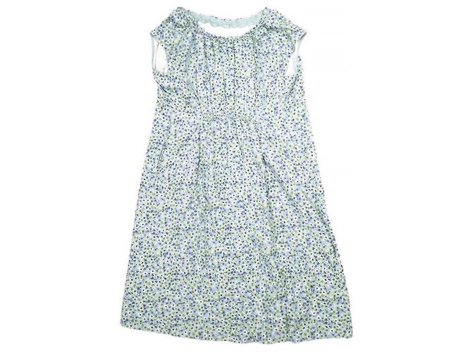 Autre Marque Abito Drawer PRE2 in cotone e seta Blu