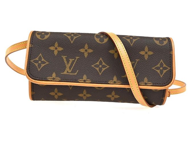 Louis Vuitton Twin Monogram Canvas PM Castaño