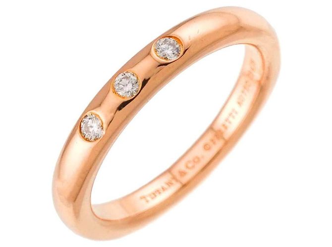 Anel de empilhamento em ouro rosa 18K da Tiffany & Co.