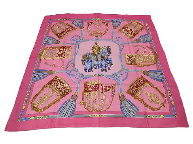Hermès Hermes Carré 90 Silk multicolor 90 x 90 Pink