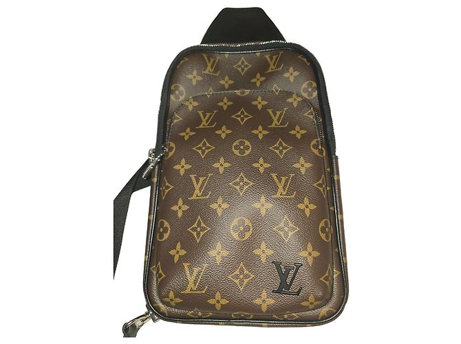 Louis Vuitton Monogram Sling Bag Brown