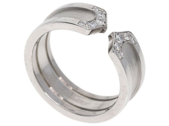 Anillo Cartier C2 Diamond Band en oro blanco de 18K
