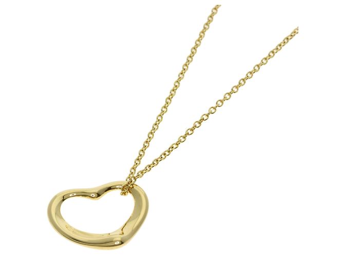 Tiffany & Co. Open Heart Necklace in 18K Yellow Gold