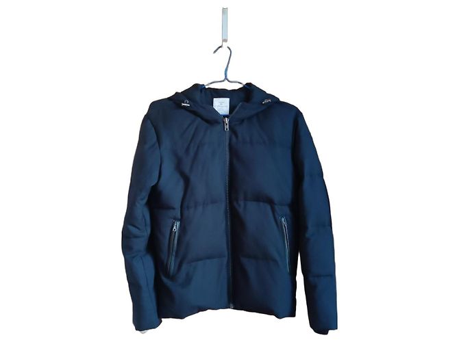 Cyrillus Navy Blue Quilted Winter Parka Dark blue