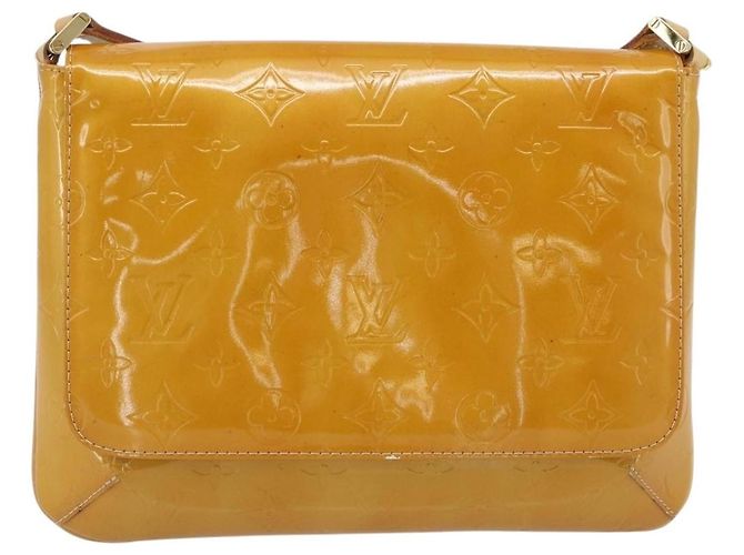 Louis Vuitton Thompson Street Monogram Vernis Medium Jaune