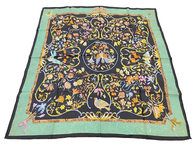 Hermès Hermes Carré 90 Seta multicolore 90 x 90