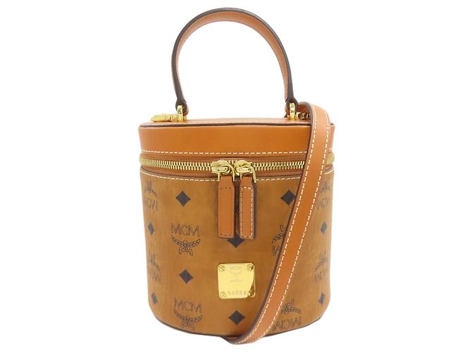 Borsa 2-Way MCM in PVC marrone