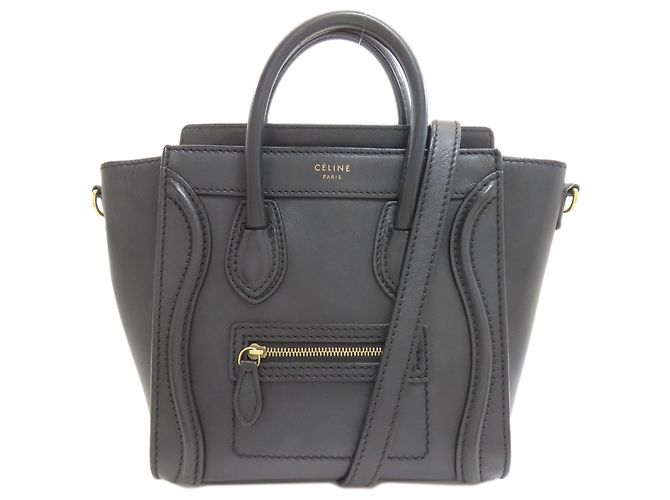 Céline Borsa Celine Luggage Nano 2-Way Nero