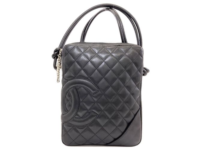 Borsa a tracolla Chanel Cambon Line Nero