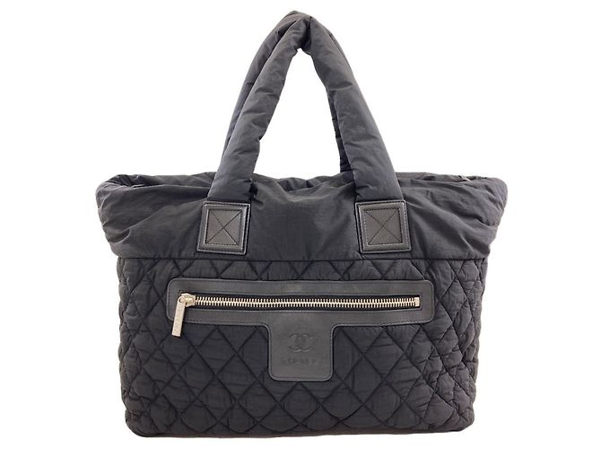 Chanel Coco Cocoon Tote Bag Schwarz 