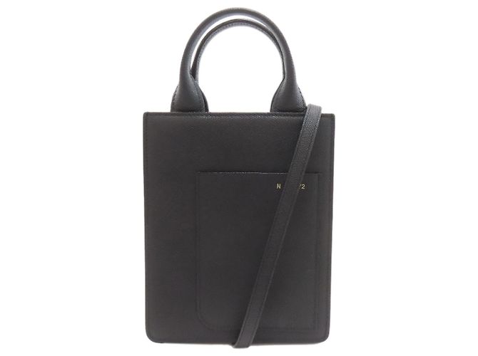 Borsa 2-Way Valextra Boxy Nero 