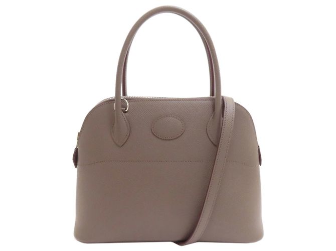 Hermès Bolsa Hermes Bolide 27 na cor Etain Cinza