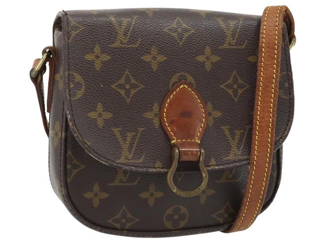 LOUIS VUITTON Bolsa de Ombro Monogram Saint Cloud PM M51244 LV Auth 181640 Monograma