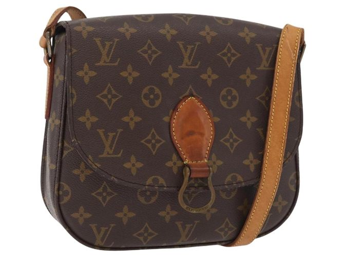 LOUIS VUITTON Bolsa de Ombro Monogram Saint Cloud GM M51242 LV Auth BA13160 Monograma