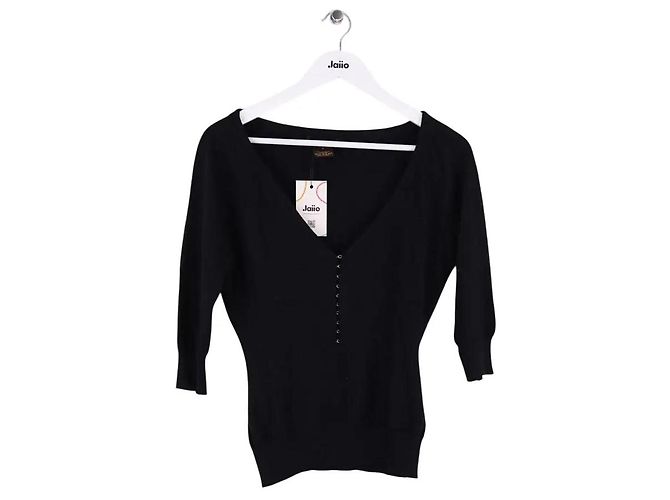 Louis Vuitton Kaschmirpullover Schwarz S