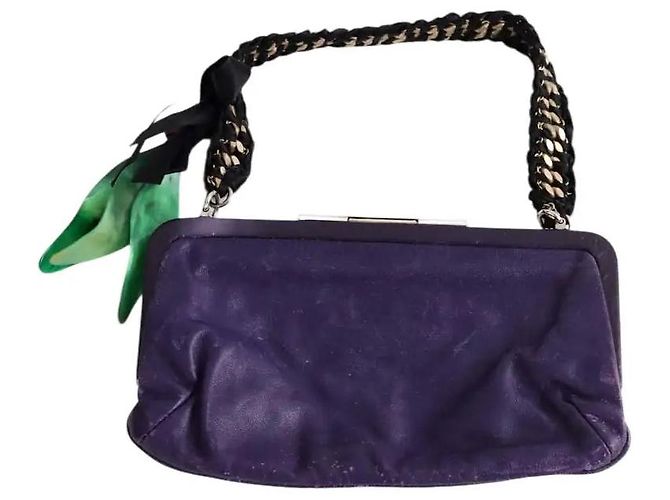 Marni Mini bolsa roxa Roxo