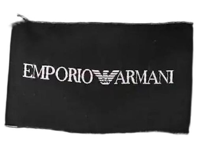 Emporio Armani Schwarzer Mantel