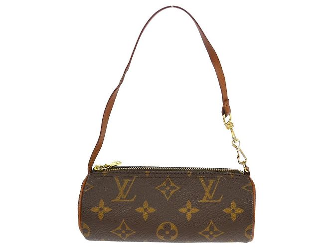 Louis Vuitton Papillon Pochette Monogram Canvas Mini Marron
