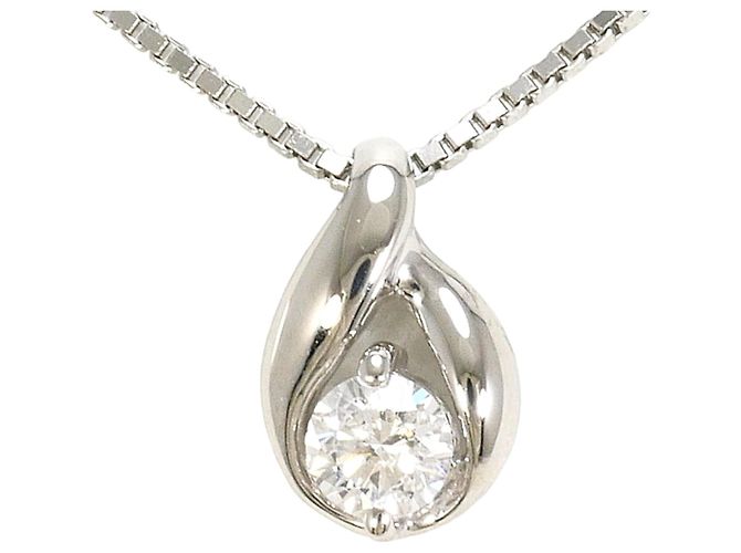 Autre Marque Collana in platino PT900 e diamanti