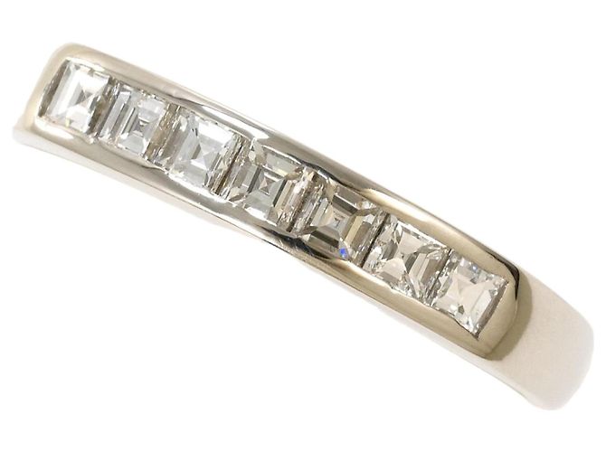 Autre Marque PT900 Platinring mit Diamant