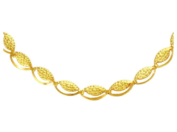 Autre Marque 24K Yellow Gold Necklace Golden