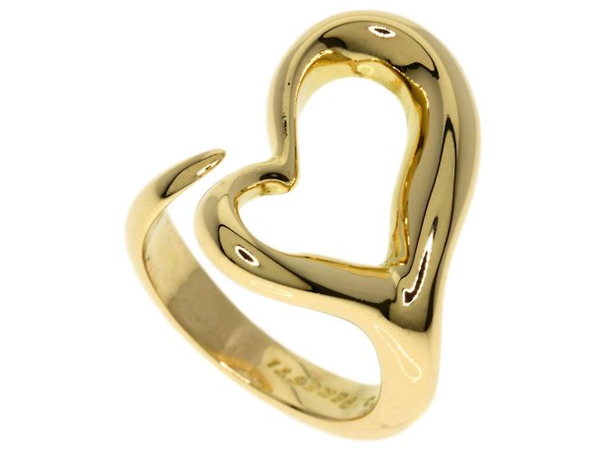 Elsa Peretti Anillo Open Heart de Tiffany & Co. en oro amarillo de 18K
