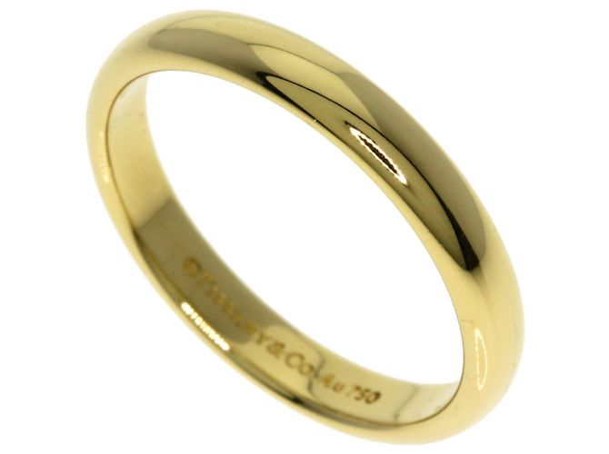 Anillo de boda Tiffany & Co. en oro amarillo de 18K