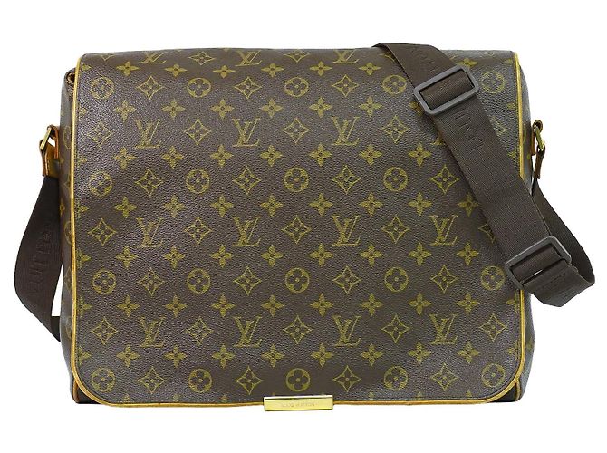 Borsa a tracolla Abbesses Louis Vuitton in tela Monogram Marrone