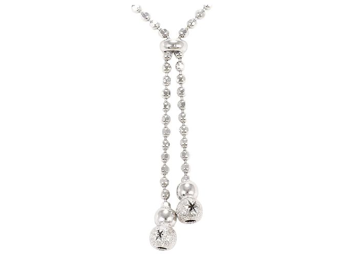 Autre Marque Collar de oro blanco de 18K Dorado