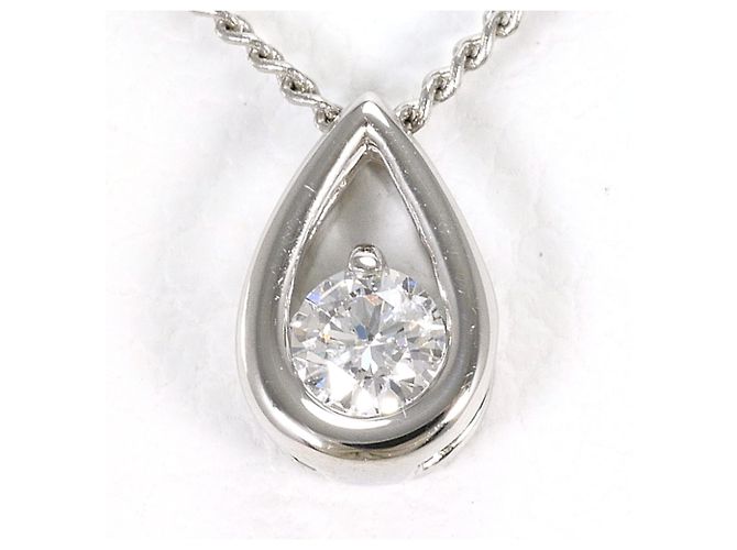 Autre Marque Collar de platino y diamantes