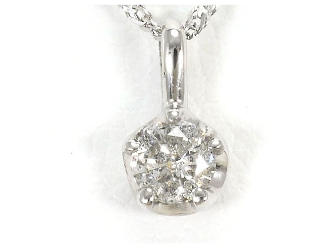 Autre Marque Collar de platino y diamantes
