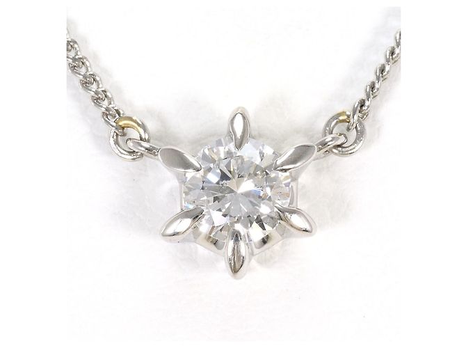Autre Marque PT900 Platin-Halskette mit Diamant