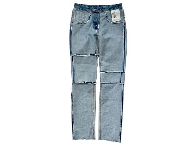 Maison Martin Margiela MAISON MARGIELA MM6 JEANS MIT REVERS-PANELN Blau