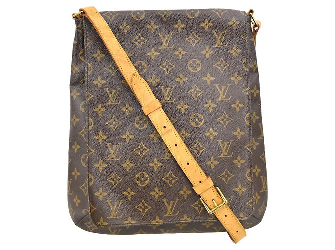 Borsa Musette Salsa Louis Vuitton in Canvas Monogram PM Marrone