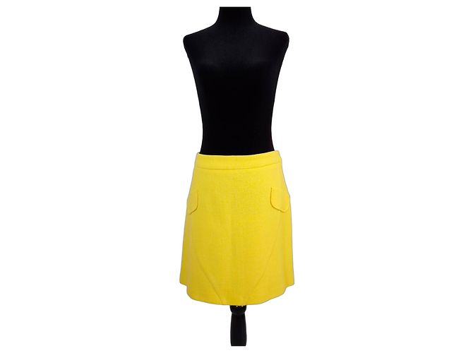 Moschino Cheap And Chic Mini gonna gialla Moschino vintage 2000s in stile mod Giallo
