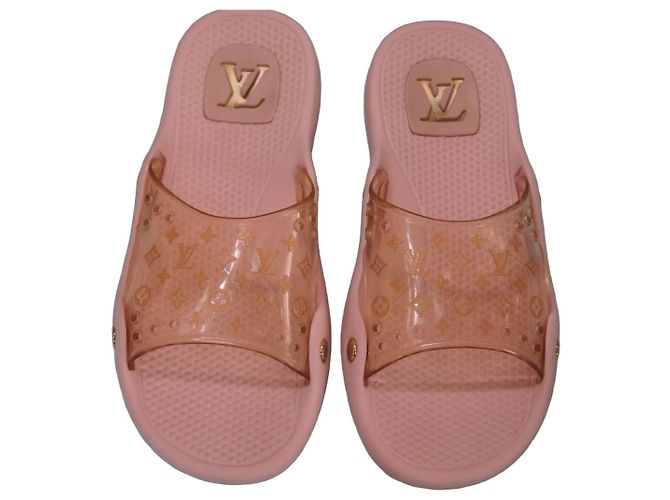 Infradito Louis Vuitton Rose Monogram Rosa