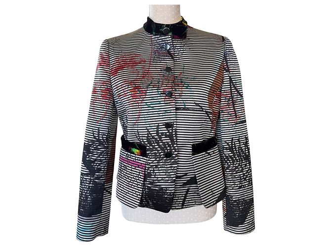 Emporio Armani ARMANI JACKE MIT ABSTRACT-PRINT Mehrfarben