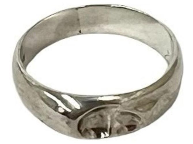 Tiffany & Co Tiffany Vintage Curved Heart Ring Silber