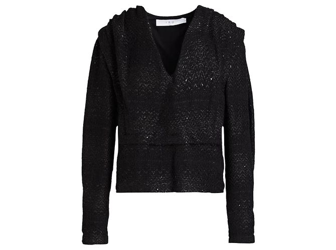 Top IRO Paris Hateya Nero con Paillettes