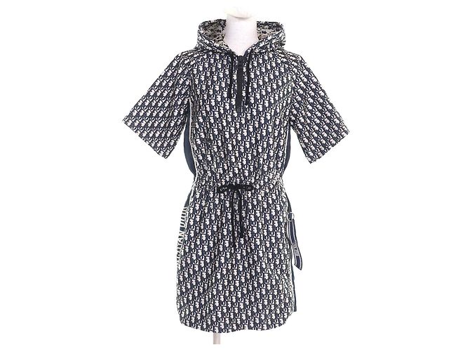 Christian Dior Kleid aus Polyester Blau Marineblau