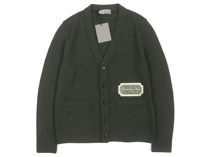 Dior Kaschmir-Cardigan Grün Khaki