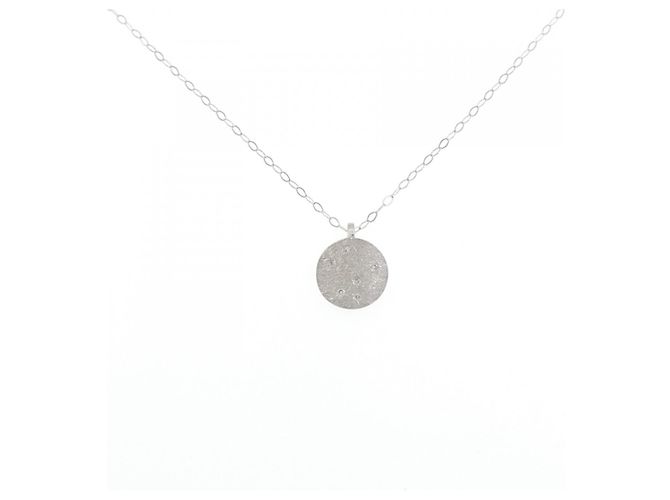 Autre Marque Collana in oro bianco e diamanti Au750 Argento
